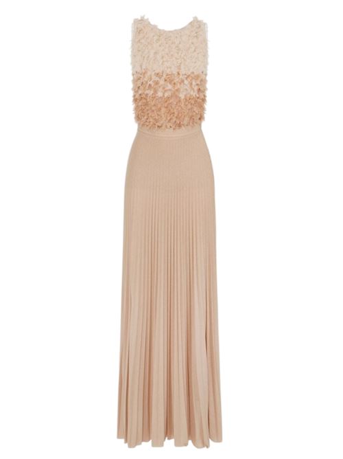 Abito Red Carpet in tulle e jersey lurex ELISABETTA FRANCHI | ABR4462E2.X81